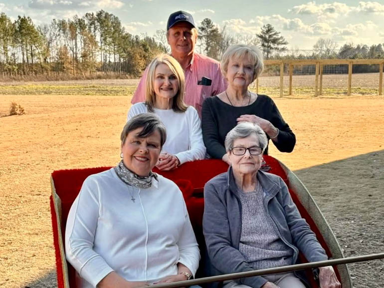 Jan and her family.