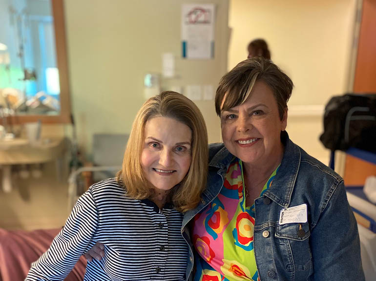 Jan and her sister.